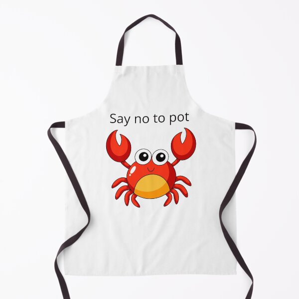 Item preview, Say No To Pot Funny Crab Designe designed and sold by AMCreatix.