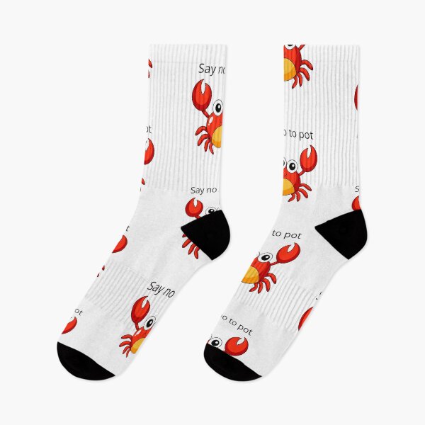 Item preview, Say No To Pot Funny Crab Designe designed and sold by AMCreatix.