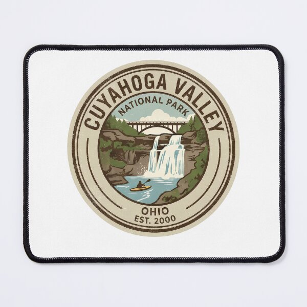 Item preview, Cuyahoga Valley National Park Ohio Brandywine Falls Vintage Badge designed and sold by LittleArij.