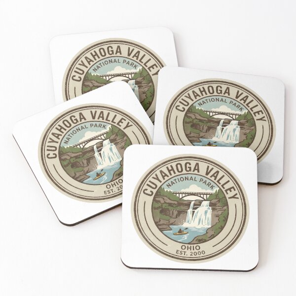 Item preview, Cuyahoga Valley National Park Ohio Brandywine Falls Vintage Badge designed and sold by LittleArij.