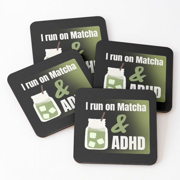 Item preview, I Run on Matcha and ADHD designed and sold by monika-arthing.