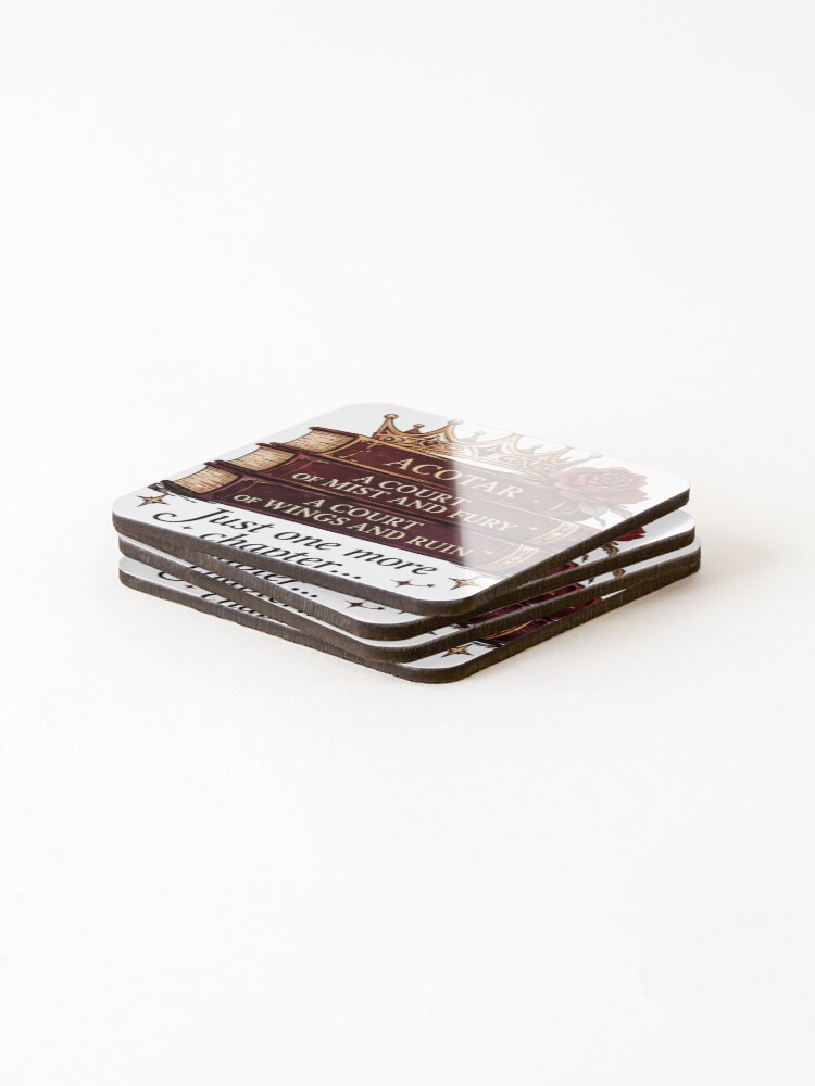 Thumbnail 4 of 5, Coasters (Set of 4), Acotar Books designed and sold by devonclemon.