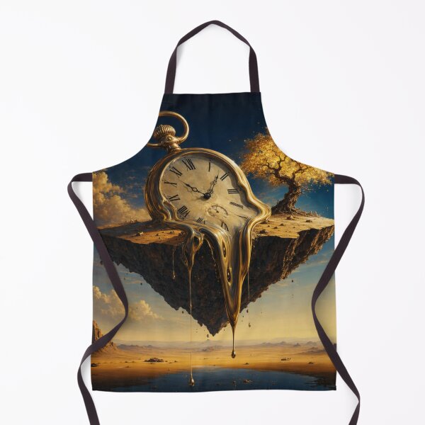 Item preview, Melting Pocket Watch Floating Island Surreal Art designed and sold by @VIRAT DESIGNER@.