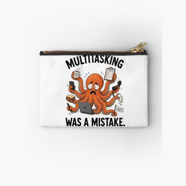 Item preview, Multitasking Was a Mistake Funny Octopus T-Shirt | Everyday Chaos Club designed and sold by Kiinaaa.
