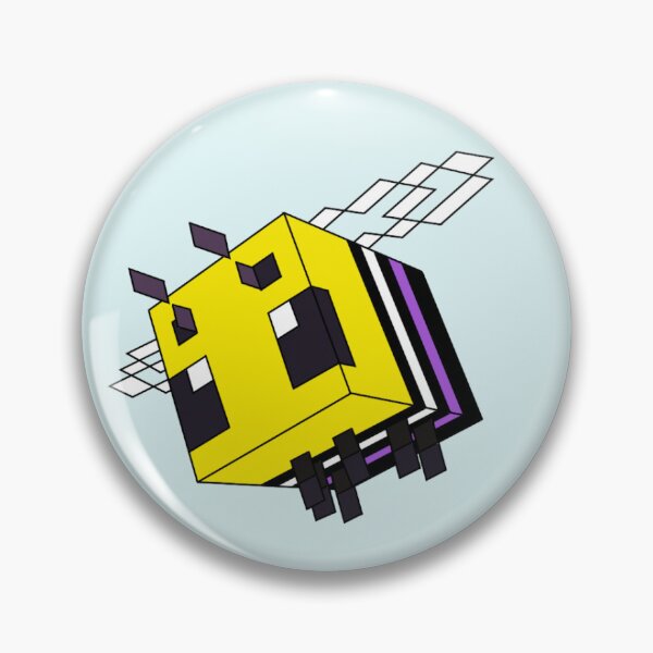 Item preview, Nonbinary Minecraft Bee – Minecraft Pixel Art designed and sold by DesgnsxGifts.