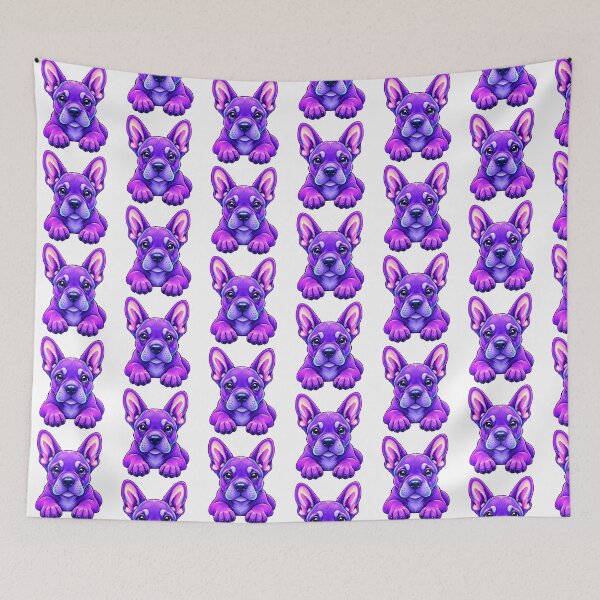 Item preview, Cute Purple Dog Sticker | Neon Puppy Aesthetic | Colorful Dog Lover Gift designed and sold by Ishratparween11.