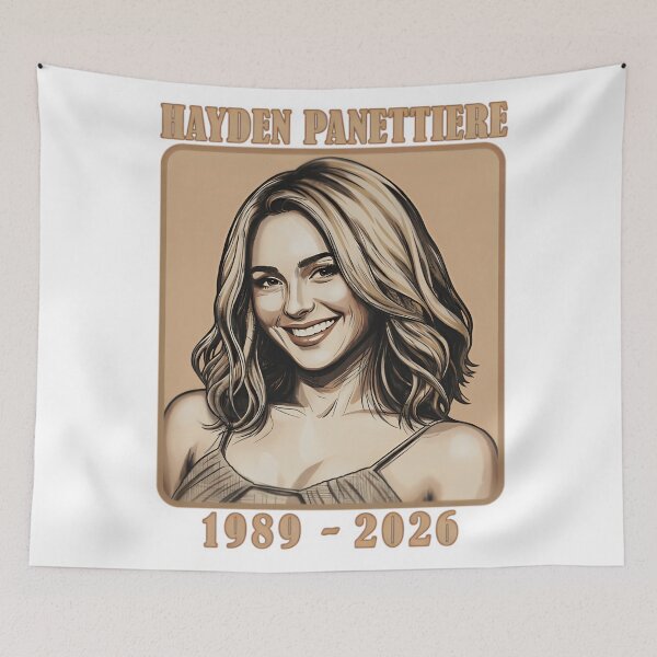 Item preview, Hayden Panettiere 1989–2026 Vintage Memorial Portrait designed and sold by JamieFmorriSS.