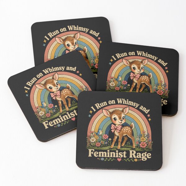 Item preview, I Run on Whimsy and Feminist Rage designed and sold by a-turner-paint.