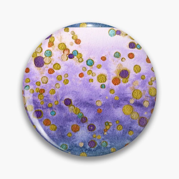 Item preview, All the Worlds Between Us, Purple and Gold Abstract Watercolour designed and sold by ArithraStudio.