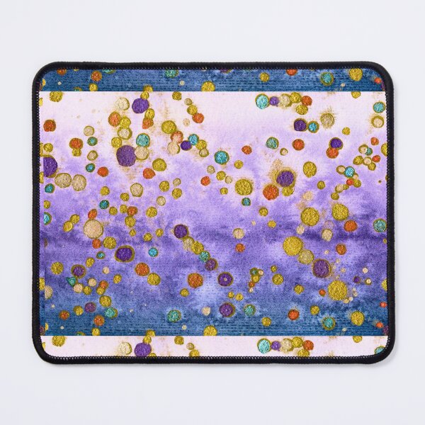 Item preview, All the Worlds Between Us, Purple and Gold Abstract Watercolour designed and sold by ArithraStudio.