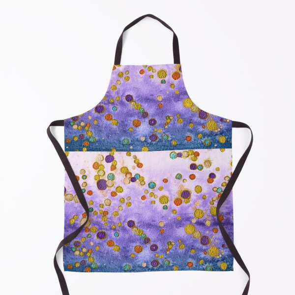 Item preview, All the Worlds Between Us, Purple and Gold Abstract Watercolour designed and sold by ArithraStudio.