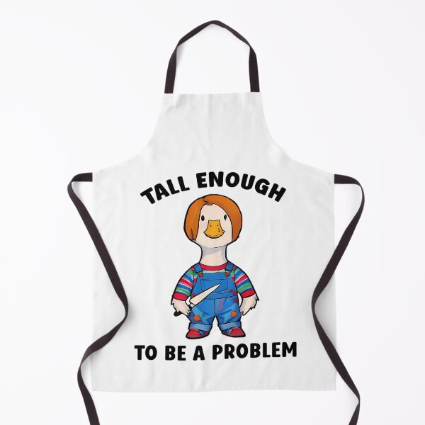 Item preview, Tall Enough To Be A Problem - Funny Halloween Horror Goose Meme designed and sold by HeatherRoden.
