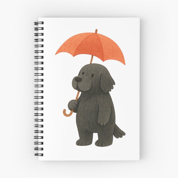Item preview, Black Labrador Dog with Umbrella Rain Outfit designed and sold by Mauswohn.