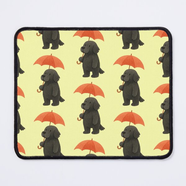 Item preview, Black Labrador Dog with Umbrella Rain Outfit designed and sold by Mauswohn.