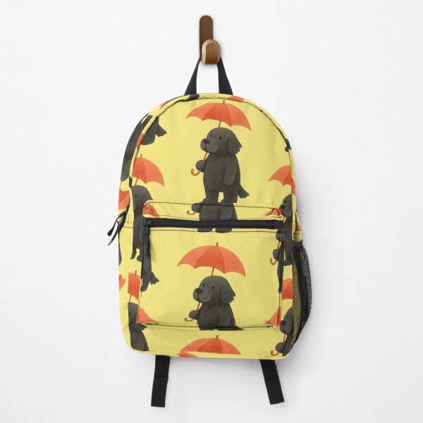 Item preview, Black Labrador Dog with Umbrella Rain Outfit designed and sold by Mauswohn.