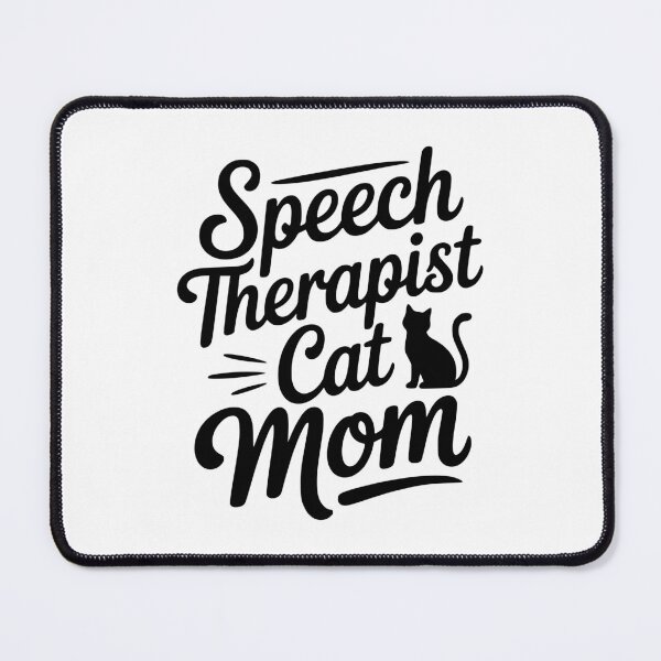 Item preview, Speech Therapist Cat Mom designed and sold by Frank Ring.