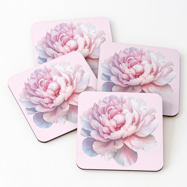 Item preview, Pink Peony Flower Botanical Floral Illustration designed and sold by jianina-alondra.