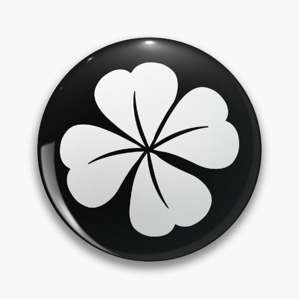 Item preview, White Four Leaf Clover Lucky Irish Charm designed and sold by pattern-archive.