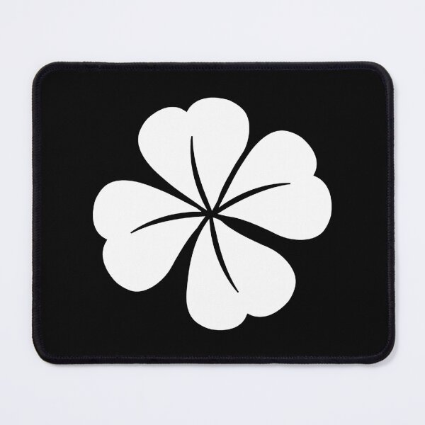 Item preview, White Four Leaf Clover Lucky Irish Charm designed and sold by pattern-archive.
