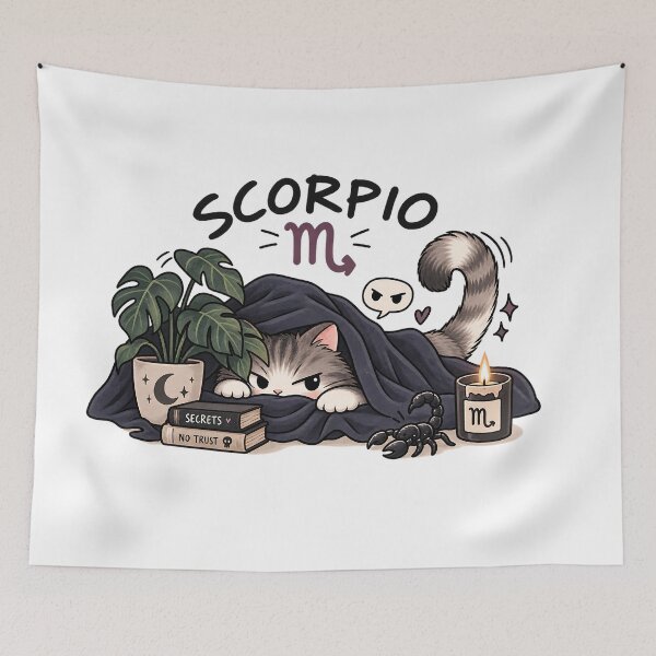 Item preview, Scorpio Cat – Trust No One designed and sold by NucciCollective.