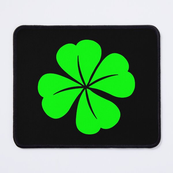 Item preview, Lime Four Leaf Clover Lucky Irish Charm designed and sold by pattern-archive.