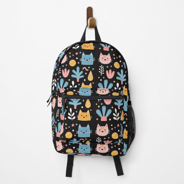 Item preview, Whimsical Cats & Colorful Botanical Garden designed and sold by PurposeRiseCo4.