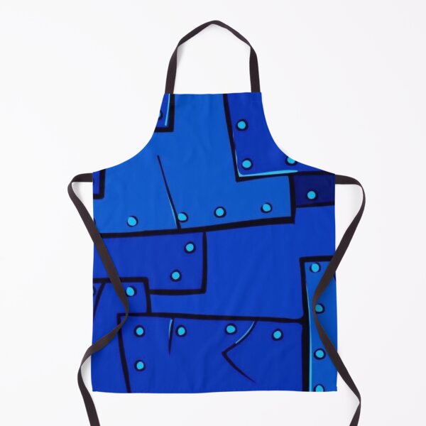Item preview, Blue Metal Armor Plates Rivets Cartoon Texture Pattern designed and sold by LYAN-STORE.