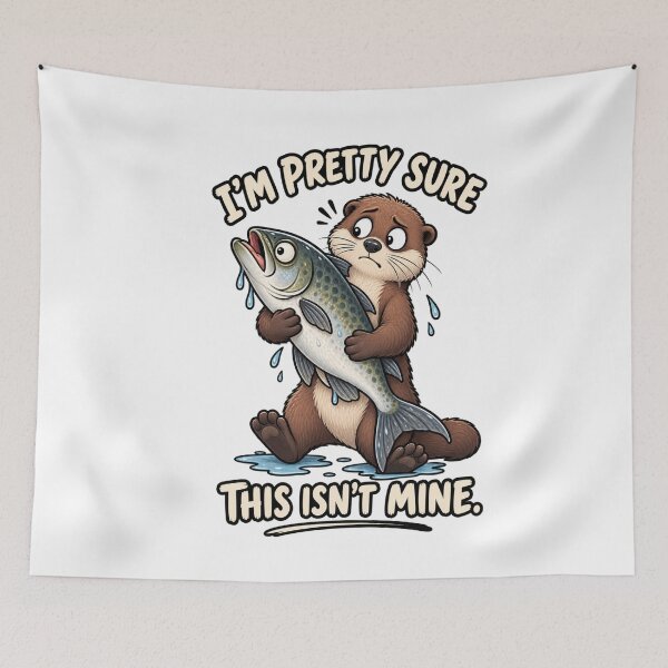 Item preview, I'm Pretty Sure This Isn't Mine Funny Otter T-Shirt | Everyday Chaos Club designed and sold by Kiinaaa.