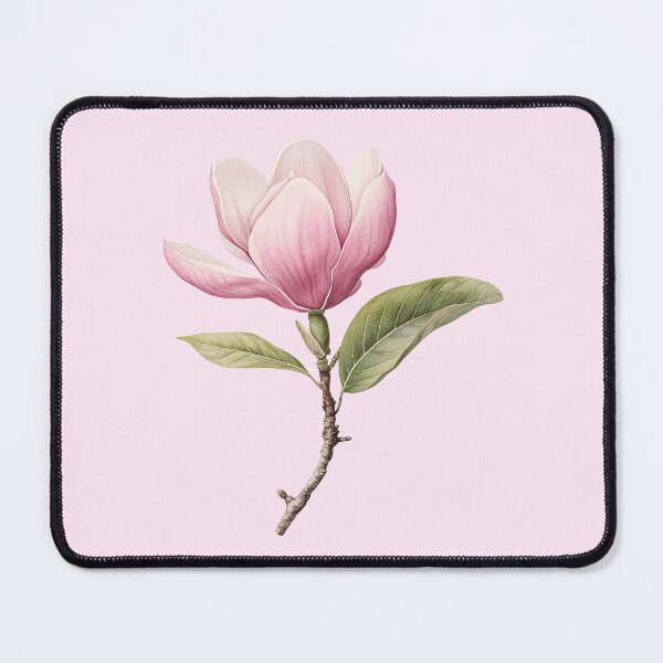 Item preview, Pink Magnolia Flower Botanical Illustration designed and sold by jianina-alondra.