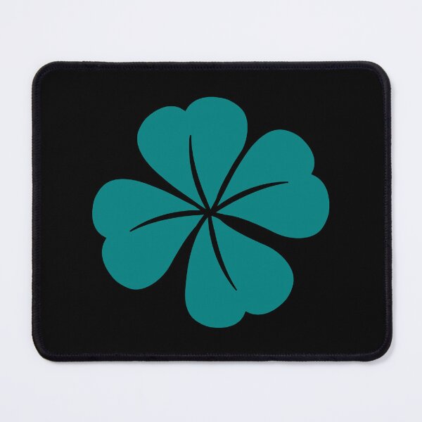 Item preview, Teal Four Leaf Clover Lucky Irish Charm designed and sold by pattern-archive.