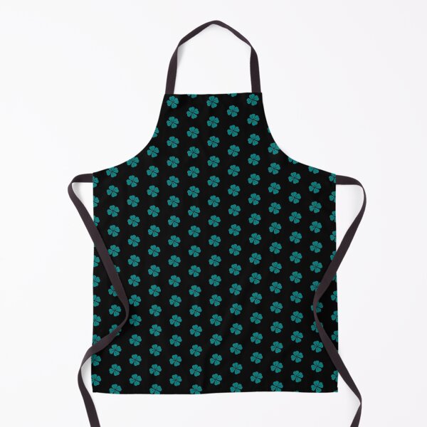 Item preview, Teal Four Leaf Clover Lucky Irish Charm designed and sold by pattern-archive.