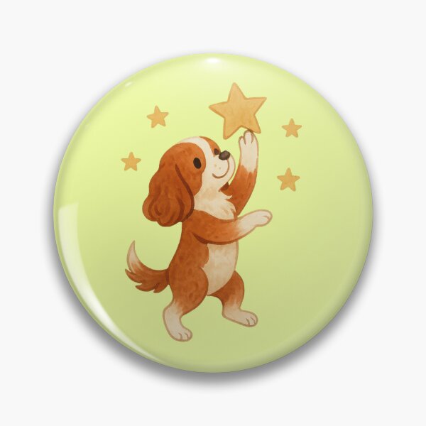 Item preview, Cavalier King Charles Spaniel Reaches for the Stars designed and sold by Mauswohn.