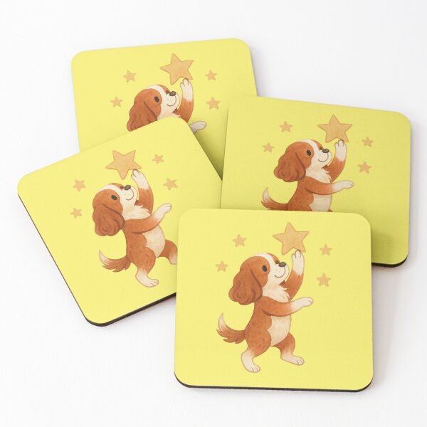Item preview, Cavalier King Charles Spaniel Reaches for the Stars designed and sold by Mauswohn.