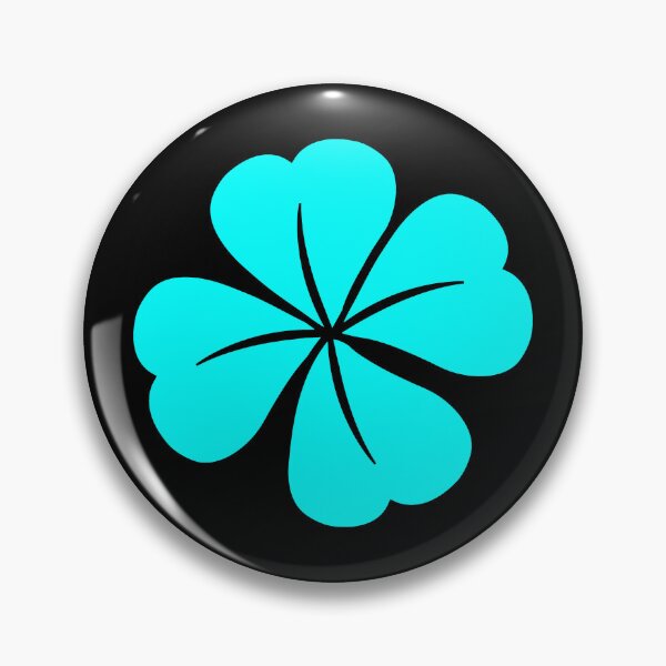 Item preview, Cyan Four Leaf Clover Lucky Irish Charm designed and sold by pattern-archive.