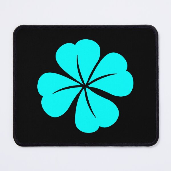 Item preview, Cyan Four Leaf Clover Lucky Irish Charm designed and sold by pattern-archive.