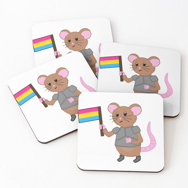 Item preview, Sir Wombleton With Pansexual Pride Flag designed and sold by ChloeCosDesigns.