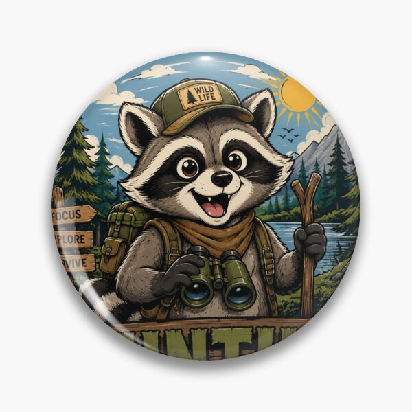 Item preview, I’d Rather Be Hunting Raccoon T-Shirt – Cute Outdoor Hunting Graphic Tee designed and sold by Artimax-Studio.