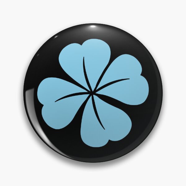 Item preview, Sky Blue Four Leaf Clover Lucky Irish Charm designed and sold by pattern-archive.