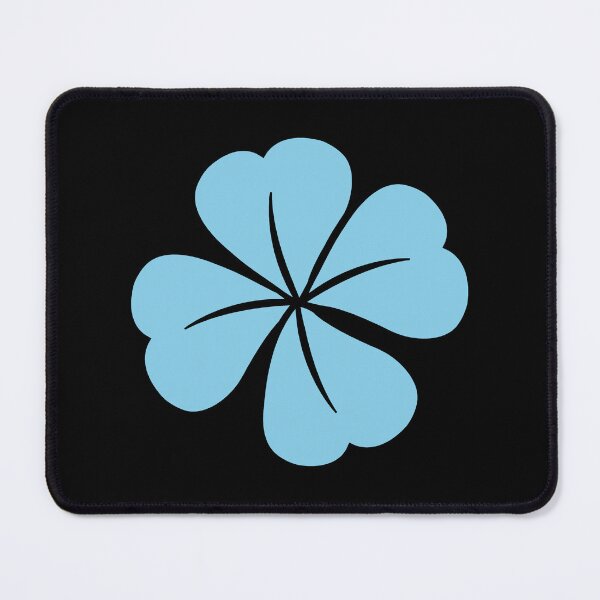Item preview, Sky Blue Four Leaf Clover Lucky Irish Charm designed and sold by pattern-archive.