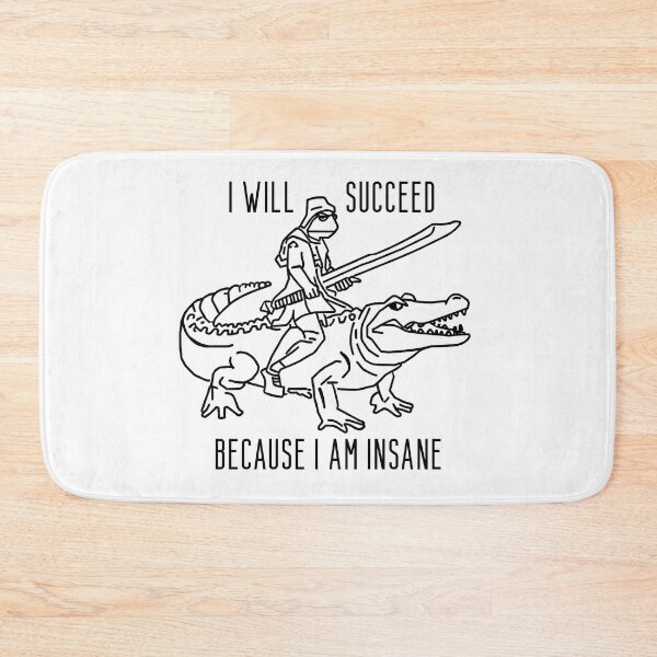 Item preview, I Will Succeed Because I Am Insane Frog Warrior designed and sold by PROPera-design.