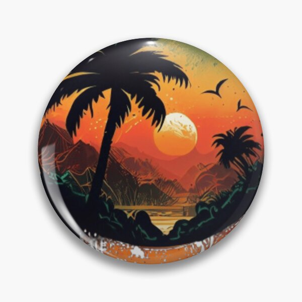 Item preview, Tropical Sunset Palm Trees | Vintage Summer Beach Aesthetic designed and sold by ArhaanFashions.