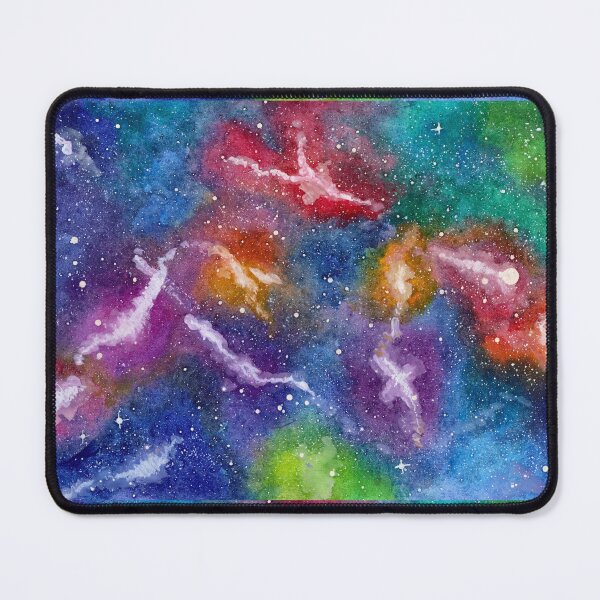 Item preview, We Were Never Bound to Earth, Cosmic Figure Watercolour designed and sold by ArithraStudio.