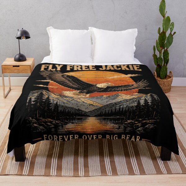 Item preview, Fly Free Jackie Eagle Memorial Tribute For Men Women designed and sold by Coryconcetta.