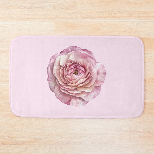 Item preview, Pink Ranunculus Flower Botanical Illustration designed and sold by jianina-alondra.