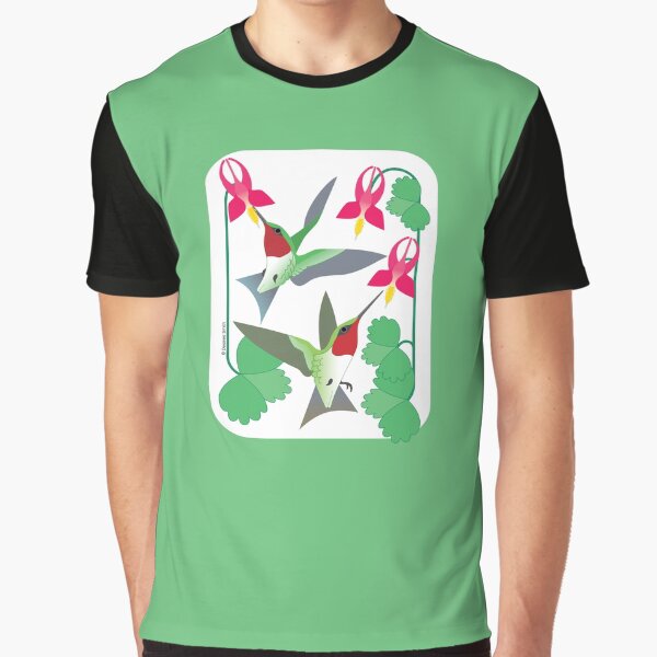 Ruby-Throated Hummingbirds #2 Graphic T-Shirt