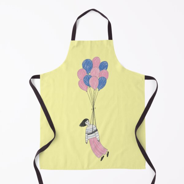 Item preview, Girl Flies Weightlessly in the Sky with Balloons - Dream designed and sold by Mauswohn.
