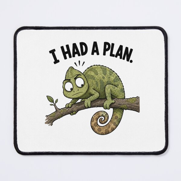 Item preview, I Had a Plan Funny Chameleon T-Shirt | Everyday Chaos Club designed and sold by Kiinaaa.