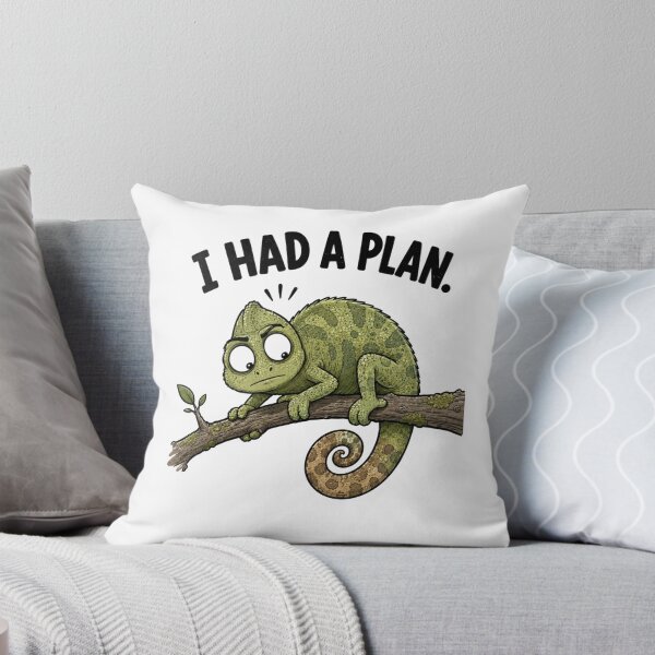 Item preview, I Had a Plan Funny Chameleon T-Shirt | Everyday Chaos Club designed and sold by Kiinaaa.