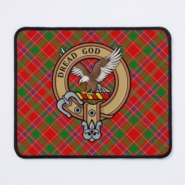 Item preview, Clan Munro Crest over Tartan designed and sold by sifis.