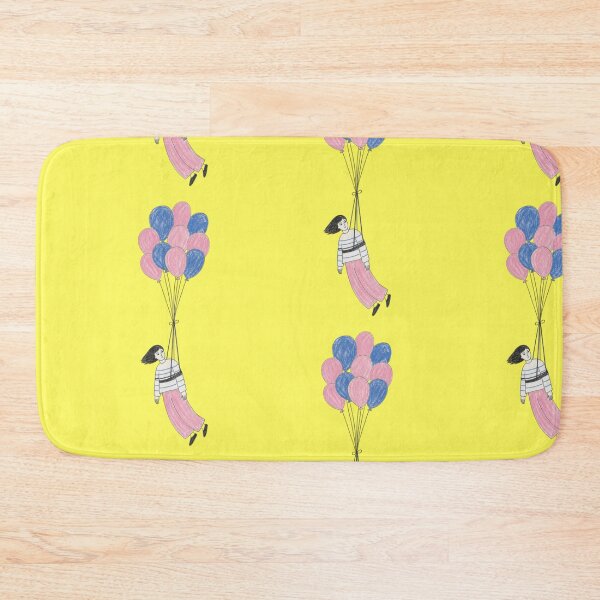 Item preview, Girl Flies Weightlessly in the Sky with Balloons - Dream designed and sold by Mauswohn.